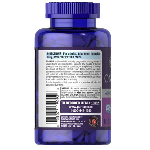Puritan’s Pride One Daily Women’s Multivitamin – 100 tabs
