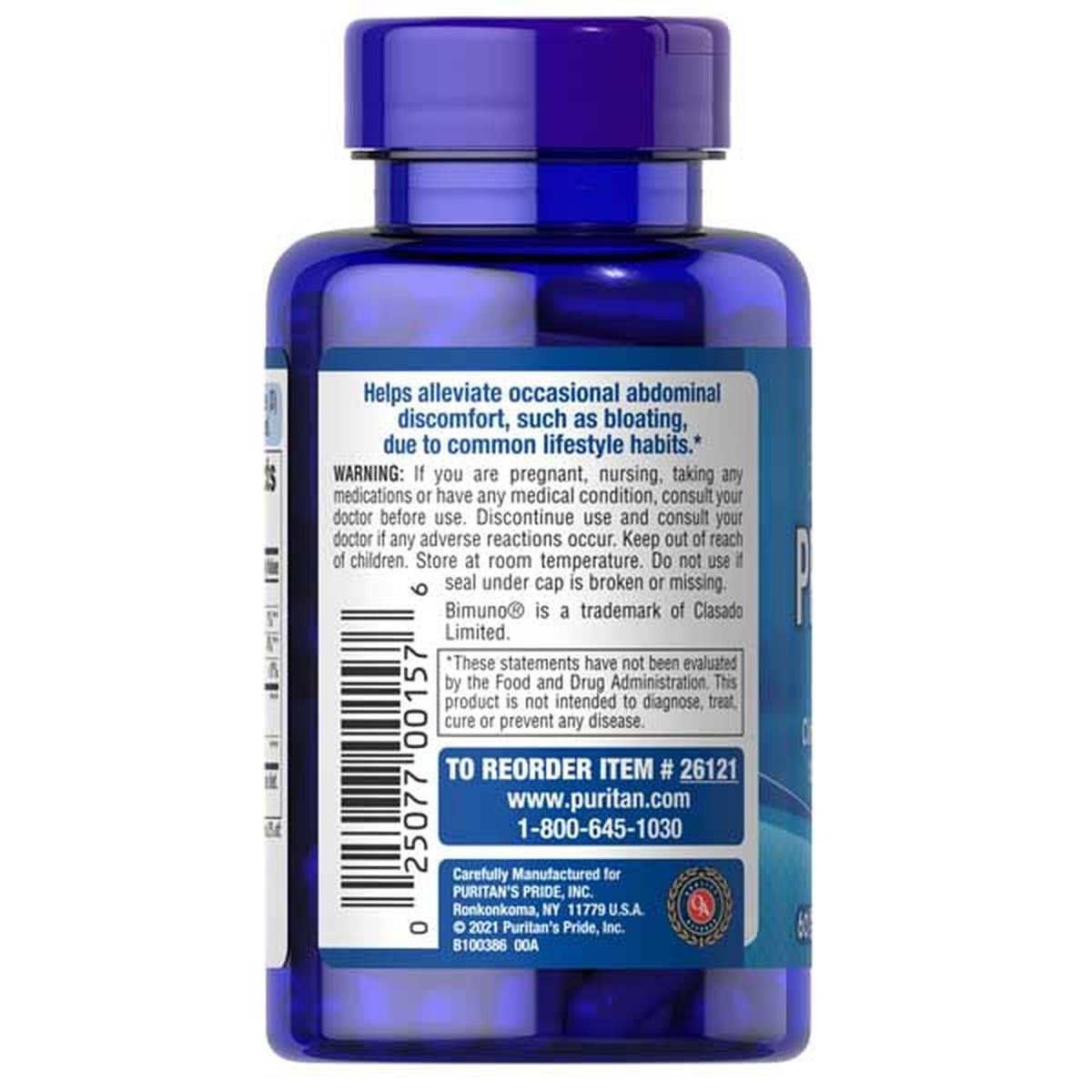 Puritan's Pride Prebiotic 60ct