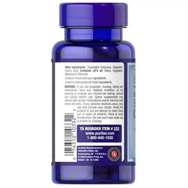 Puritan's Pride Stress B Complex With Vit C 500 Caplets 60s