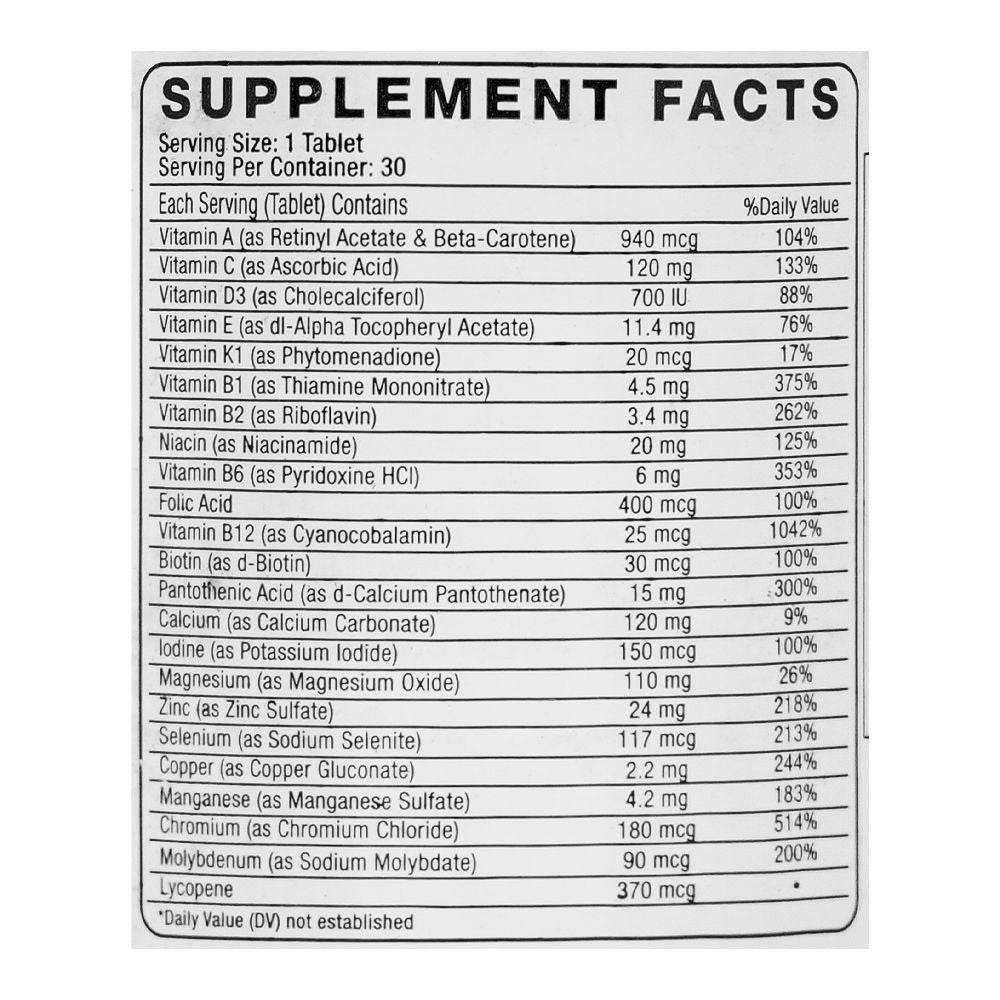 Route 2 Health 65+ ONE DAILY 30ct