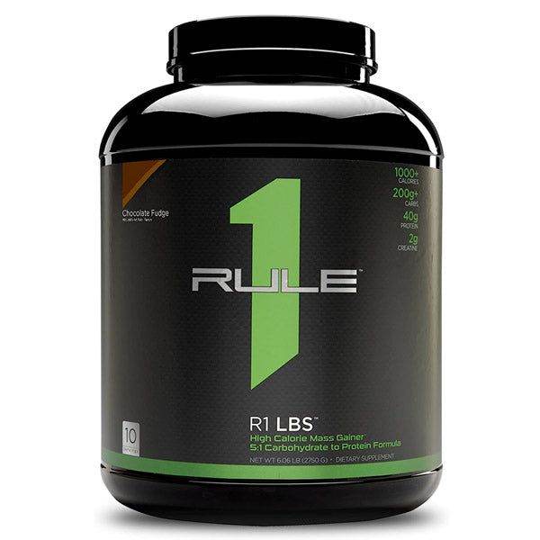 Rule 1 R1 Lbs Gainer Chocolate Fudge, 6 Pound