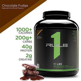Rule 1 R1 Lbs Gainer Chocolate Fudge, 6 Pound