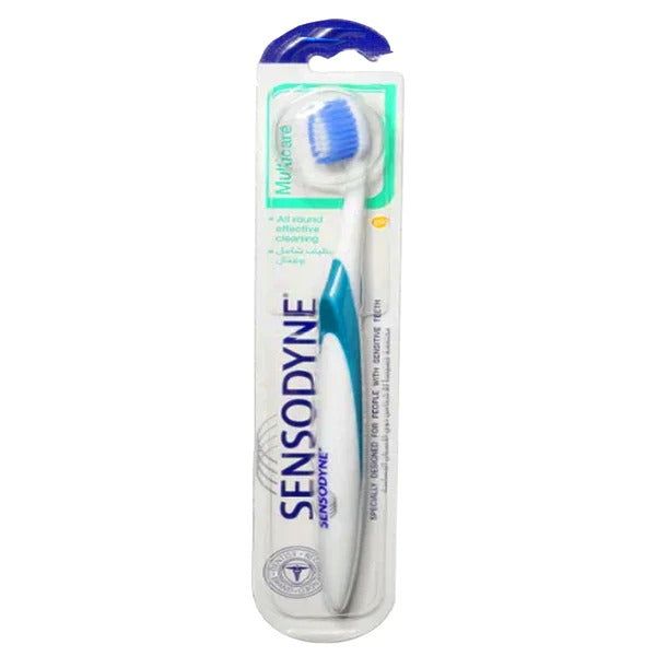 Sensodyne Multicare Medium Toothbrush (Sky Blue), 1 Ct