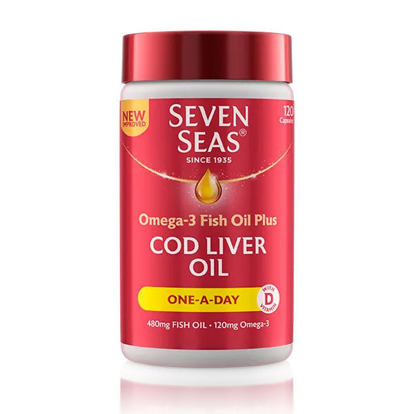 Seven Seas Cod Liver Oil One a Day – 120 Caps