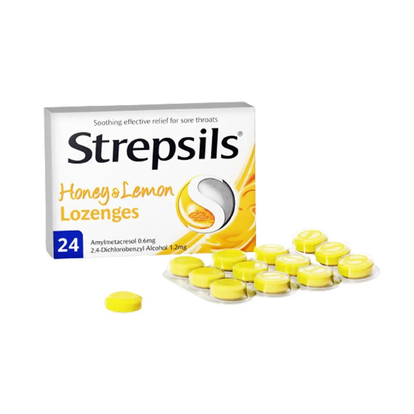 Strepsils Honey & Lemon 24 CT UK Imported