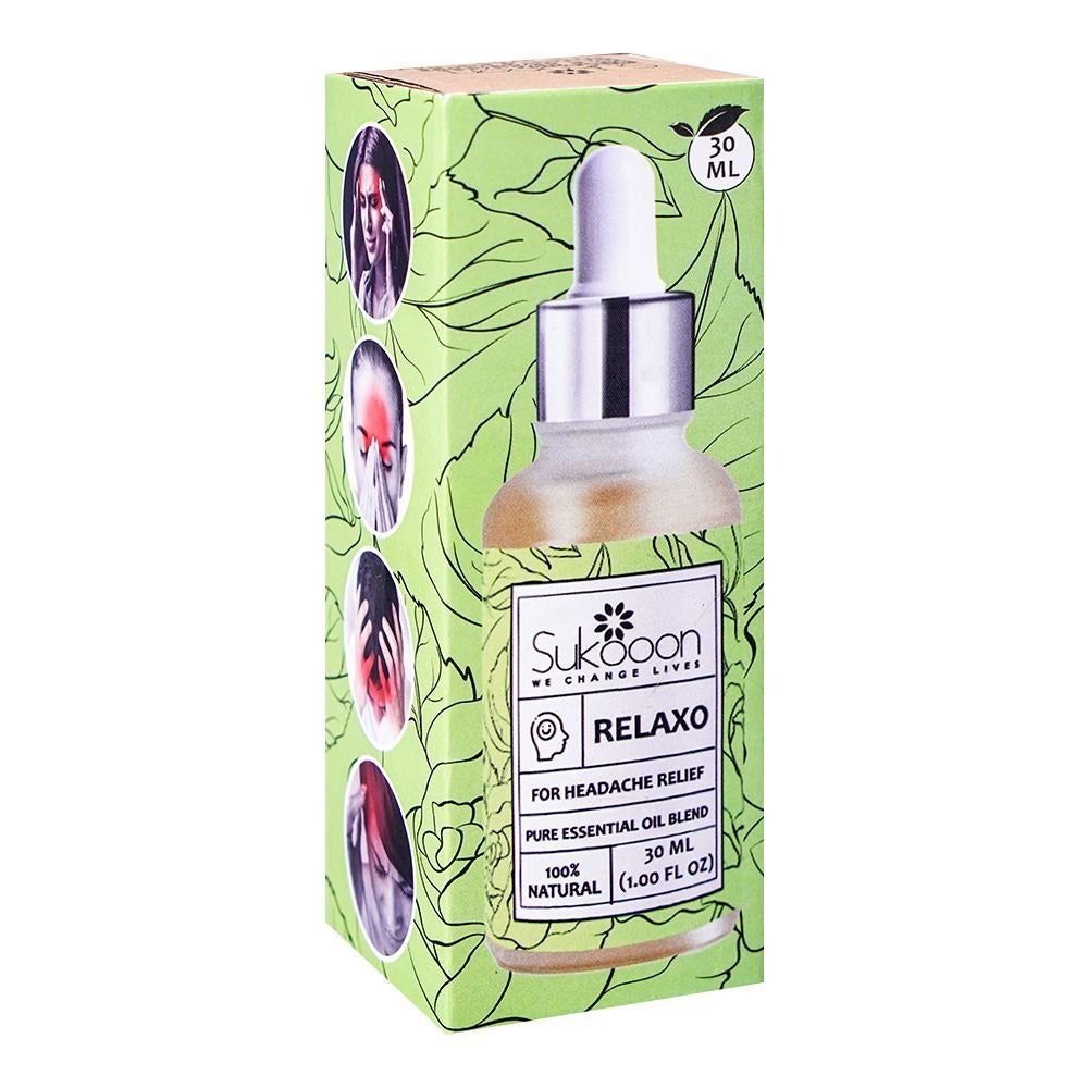 Sukoon RELAXO – Natural Relief for Headaches, Migraines & Anxiety