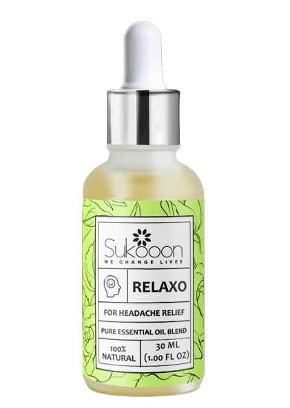 Sukoon RELAXO – Natural Relief for Headaches, Migraines & Anxiety