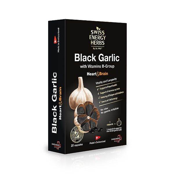 Swiss Energy Black Garlic, 20 Ct