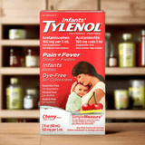 Tylenol Infants' for Pain + Fever Cherry Flavor, 60 ml