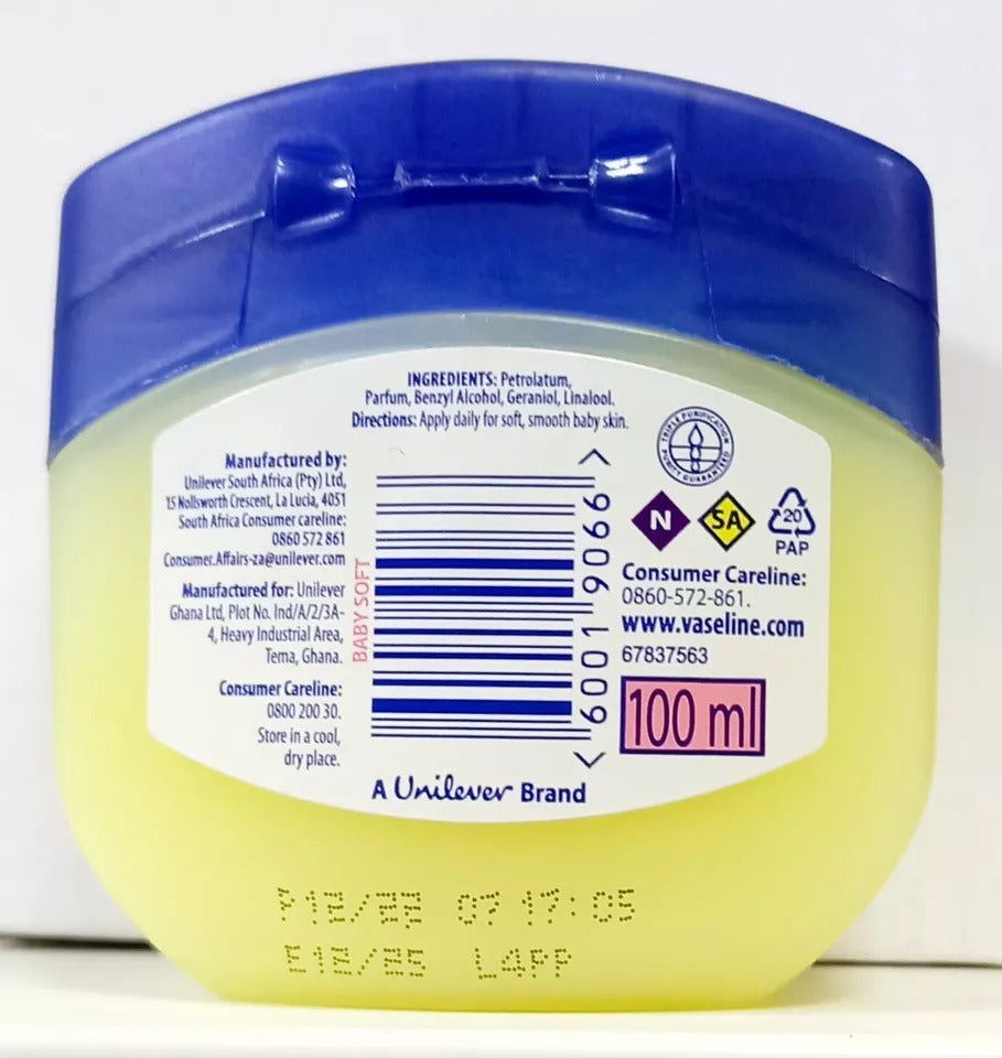 Vaseline Blueseal Gentle Protective Jelly Baby, 100ml