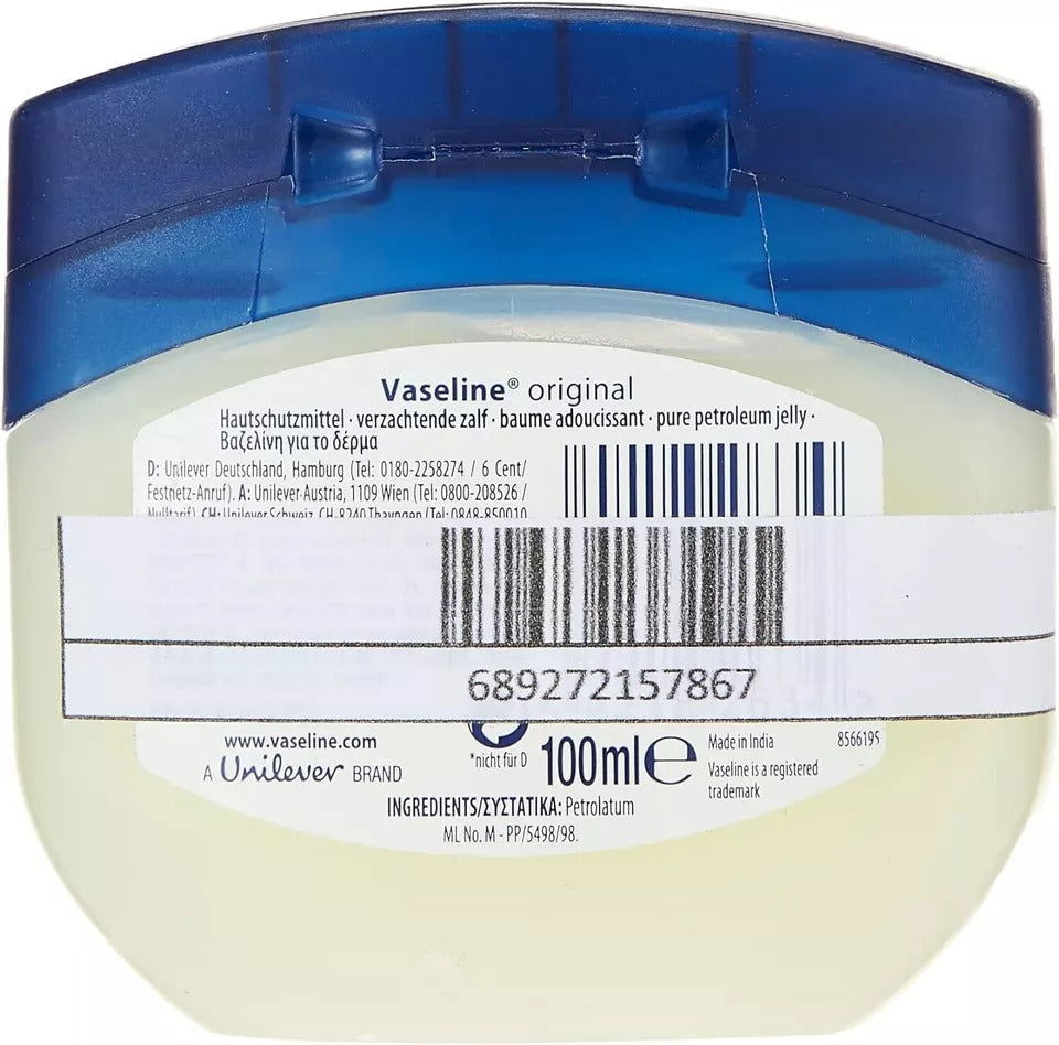 Vaseline Blueseal Petroleum Jelly Original, 100ml