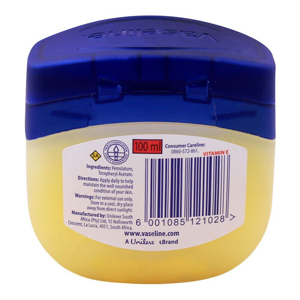 Vaseline Blueseal Petroleum Jelly with Vitamin E, 100ml