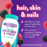 VitaFusion Gorgeous Hair, Skin and Nails Multivitamin Gummies 160CT