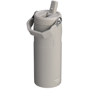 The IceFlow™ Bottle with Flip Straw Lid | 16 OZ – Ash