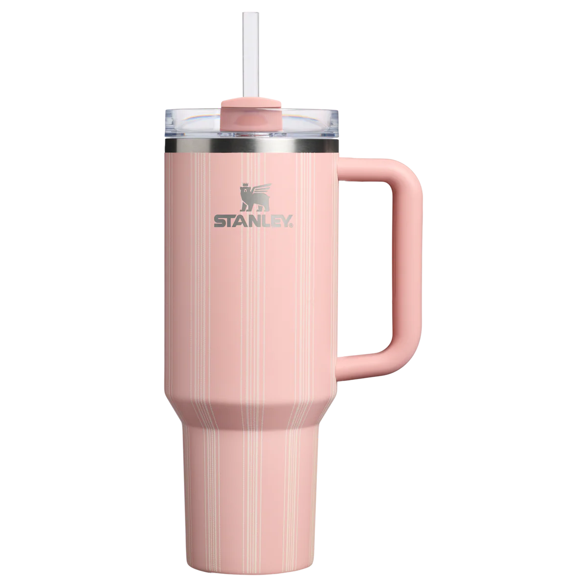 The Quencher H2.0 Flowstate™ Tumbler | 40 OZ – Peach Rose Picnic Stripe