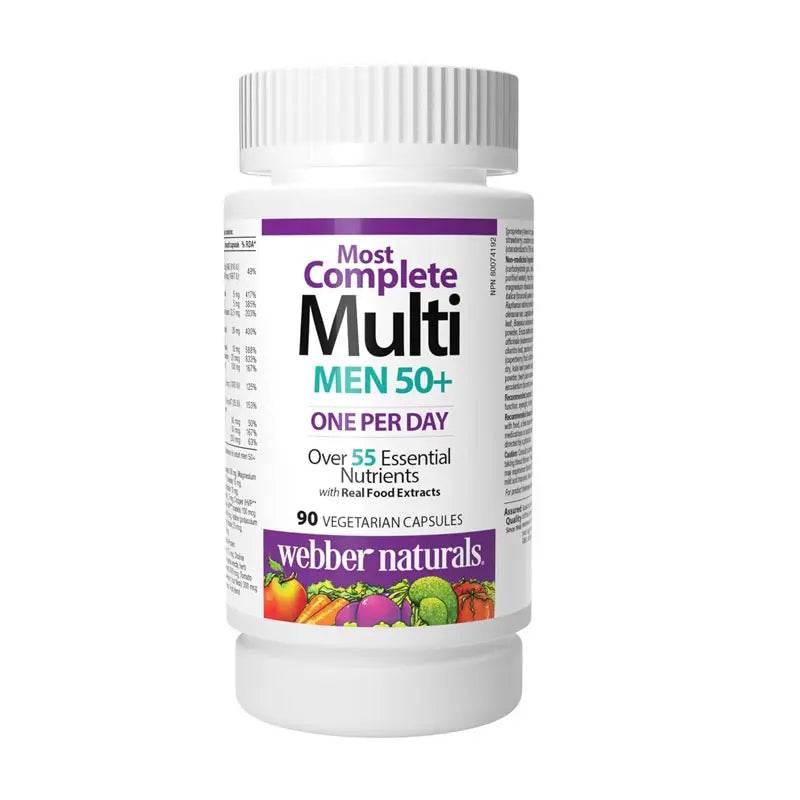 Webber Naturals Men's 50+ Most Complete Multi