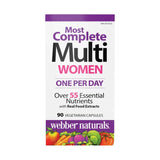Webber Naturals Women's Most Complete Multi 90 Ct