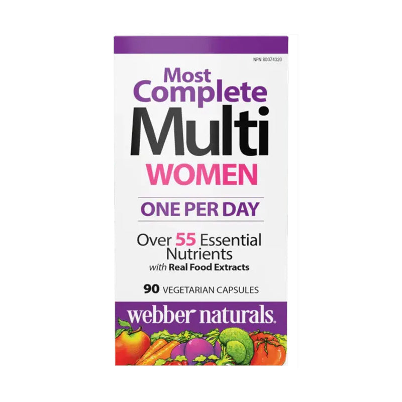 Webber Naturals Women's Most Complete Multi 90 Ct