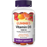 Webber Naturals Vitamin D3 1000 IU 90 Gummies
