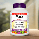 Webber Naturals Maca with Ginseng for Men Vitality