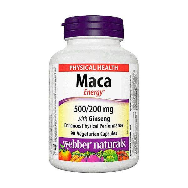Webber Naturals Maca with Ginseng for Men Vitality