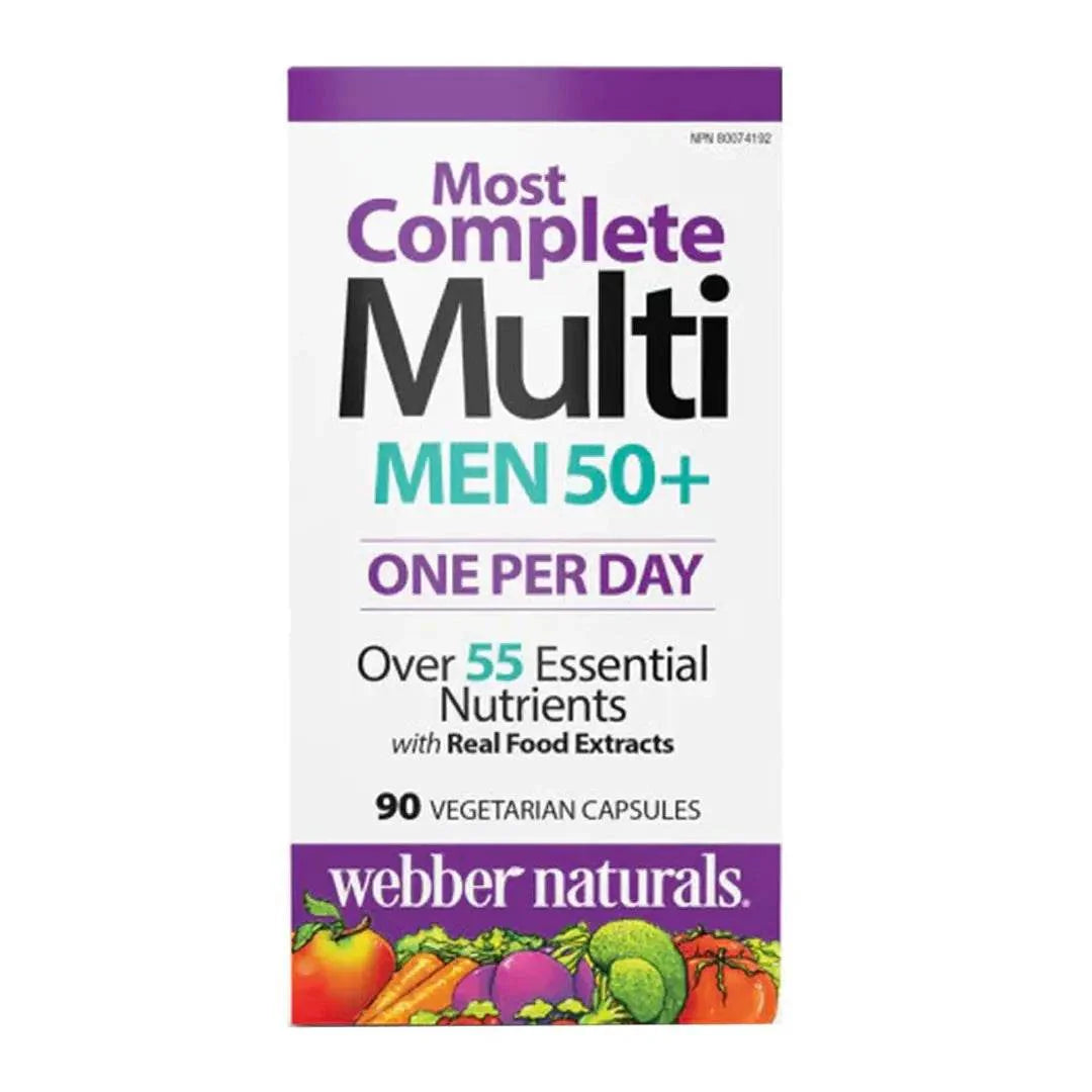 Webber Naturals Men's 50+ Most Complete Multi