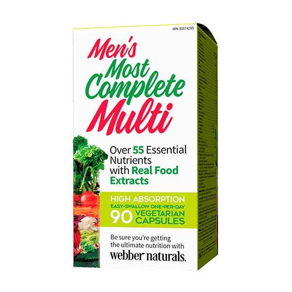 Webber Naturals Men's Most Complete Multi 90ct