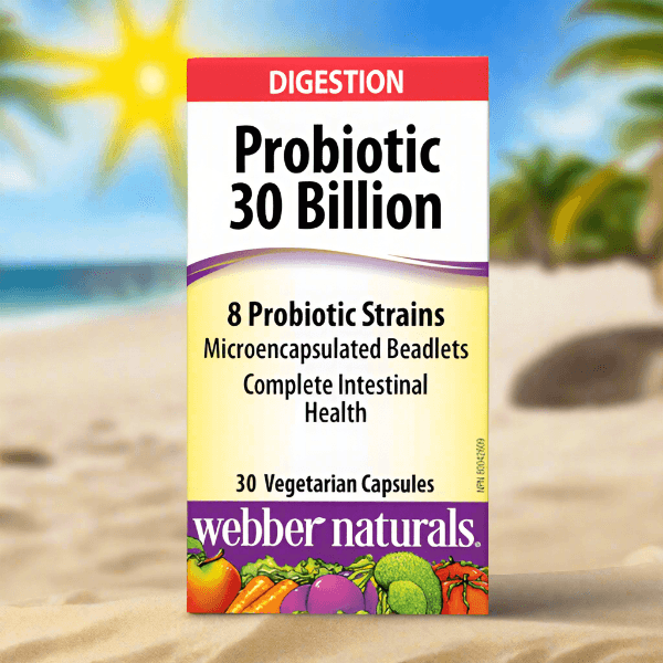 Webber Naturals Probiotic 30 Billion 8 Probiotic Strains, 30 Ct