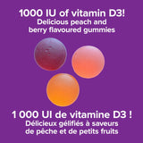 Webber Naturals Vitamin D3 1000 IU 90 Gummies