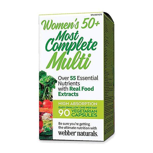 Webber Naturals Women's 50+ Most Complete Multi
