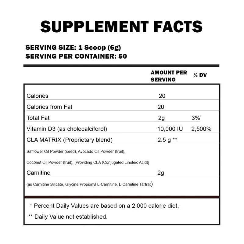 BPI Sports CLA + Carnitine 50 Servings