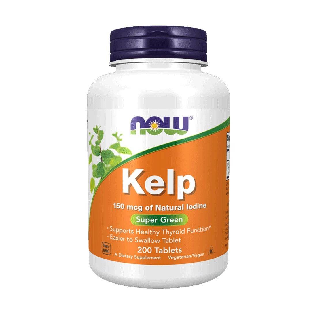 NOW Kelp 150mcg, 200 Ct
