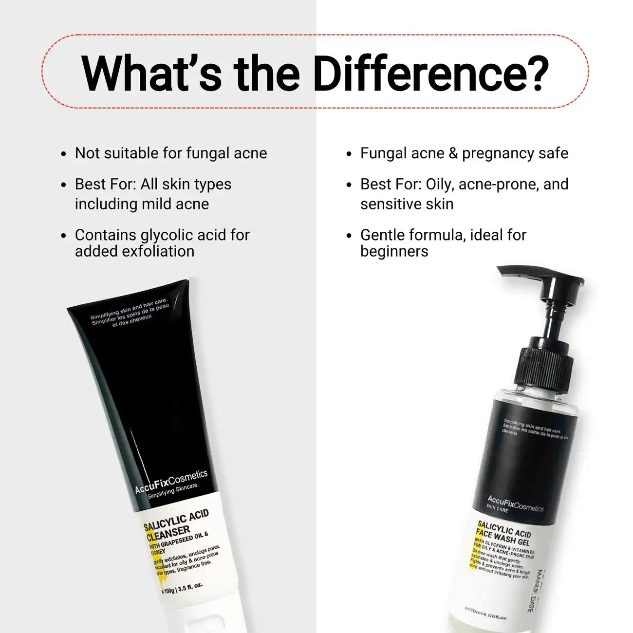 AccuFixCosmetics Salicylic Acid Cleanser