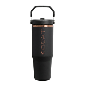 The Messi x Stanley IceFlow™ Flip Straw Tumbler | 30 OZ – GOAT Black